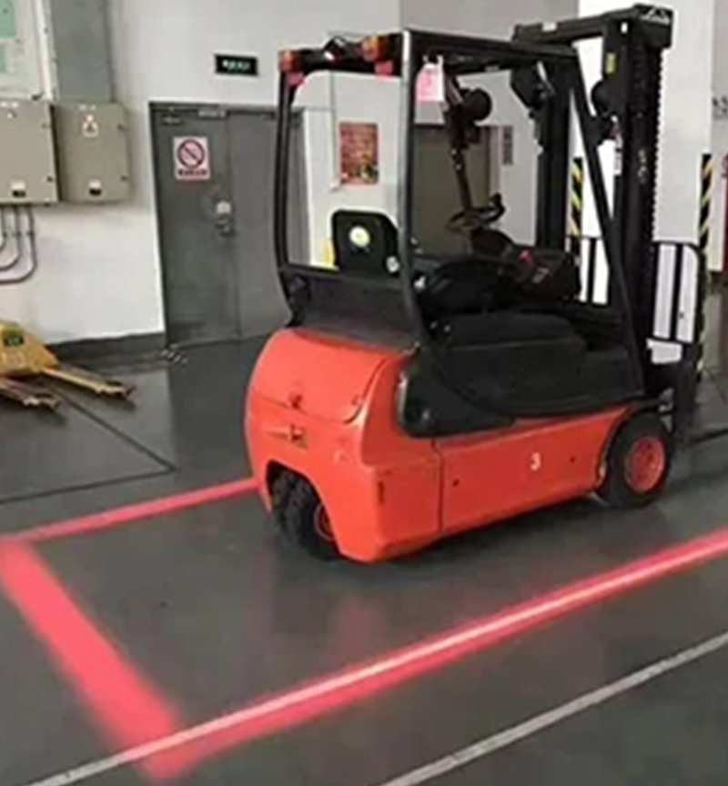 Forklift Safety Lights Forklift Red Zone Light - ledforkliftlight.com