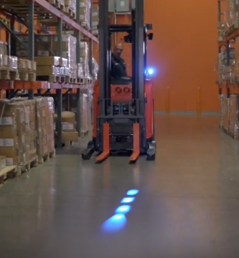 Blue Flash Light Forklift Lights