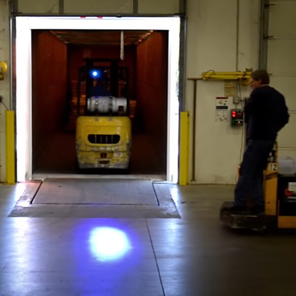 Forklift blue light