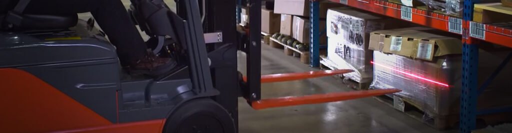 forklift laser image