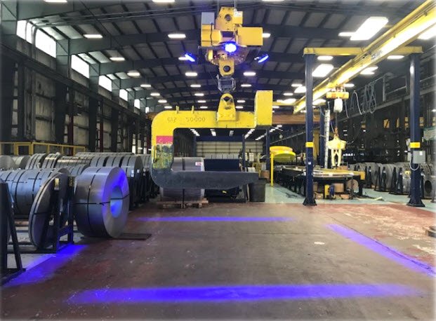 overhead crane warning lights image