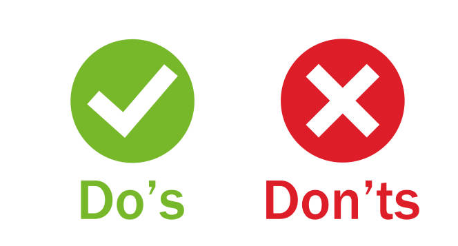 Do's Don't